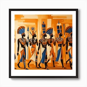 Egyptian Warriors Art Print