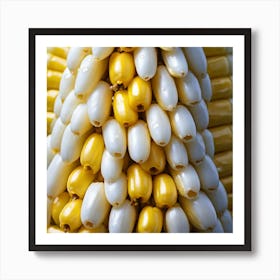 Sweetcorn As A Logo Miki Asai Macro Photography Close Up Hyper Detailed Trending On Artstation (6) Art Print