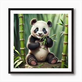 Panda Bear Art Print