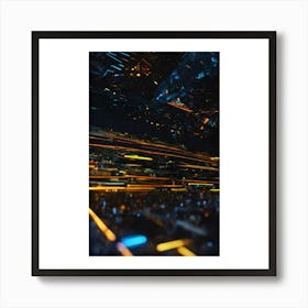 Abstract City Art Print