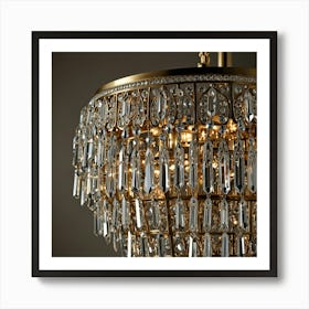 Crystal Chandelier 1 Art Print