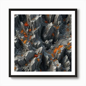 Rocky Landscape Art Print