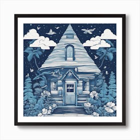 House In The Woods Art Print