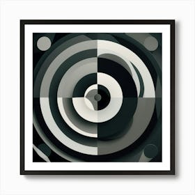 Abstract Circle Art Print