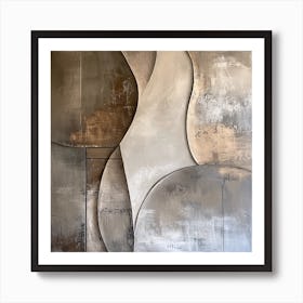 Contour Interplay Art Print