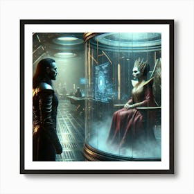 Sci Fi Intense Dialogue Ronan Queen Sorath 1024x1024 Art Print