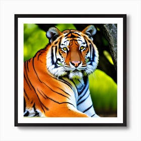 Lucky Tiger Art Print