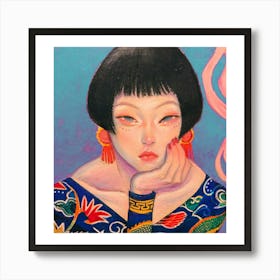 Japanese art Art Print