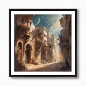 Old Moroccan City Art Print