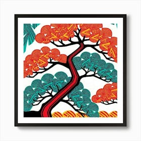 Japanese Tree 1 Art Print