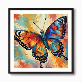 Butterfly Painting 152 Art Print