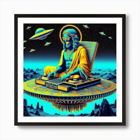 Dj Jesus 2 Art Print