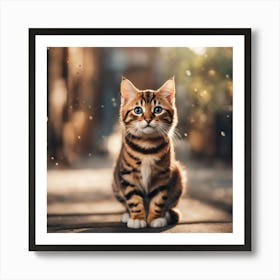 Bengal Cat Art Print