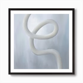 Abstract Spiral Calm Painting 1 Art Print