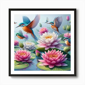 Water Lilies Art Print