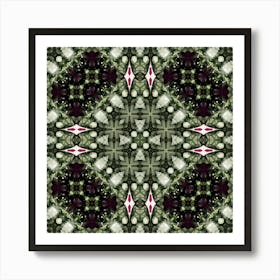 Green Abstract Pattern Decor 1 Art Print