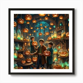 HarrY Potter Halloween Art Print