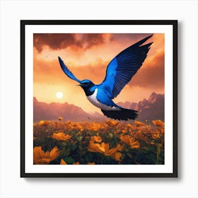 Giant Swallow Earth (1) Art Print