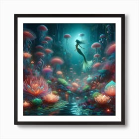 Mermaid 1 Art Print