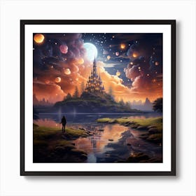 Castle In The Sky Art Print