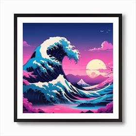 Great Wave Off Kanagawa 4 Art Print