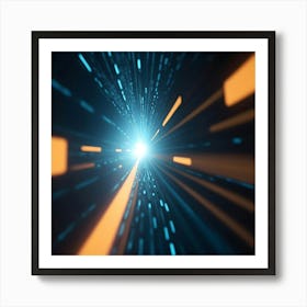 Abstract Space - Space Stock Videos & Royalty-Free Footage Art Print