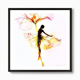 Flower Icon - Flower Dancer Art Print