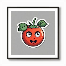 Tomato Sticker 2 Art Print