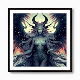 Demon Goddess 6 Art Print