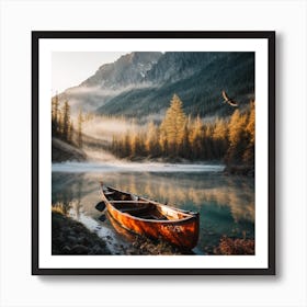 Canoe Art Print