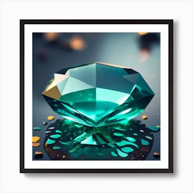 Emerald 2 Art Print