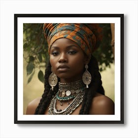 African Woman Art Print