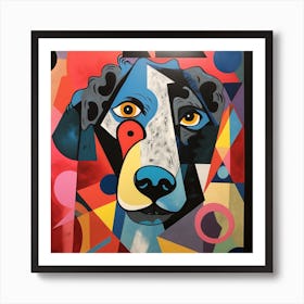 Abstract Dog 7 Art Print