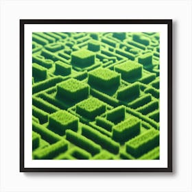 Maze Stock Videos & Royalty-Free Footage Art Print