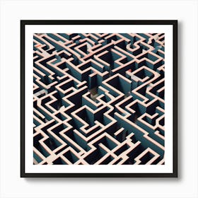 Maze 6 Art Print