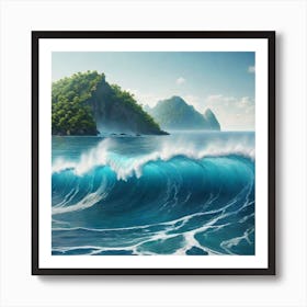 Ocean Wave Art Print