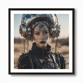 Solarpunk Gothic #5 Art Print