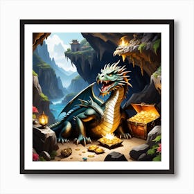 Dragon In The Cave Affiche