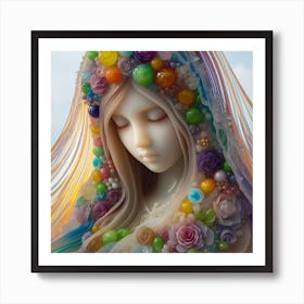 Beautiful Woman Art Print