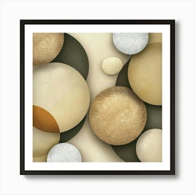 Abstract Circles 16 Art Print