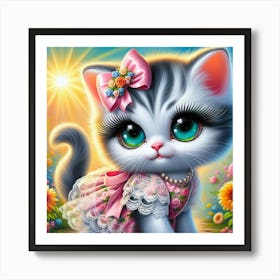 Cute Kitten 3 Art Print