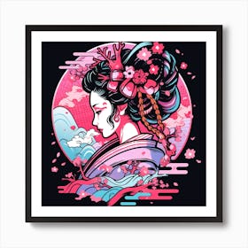 Geisha 16 Art Print