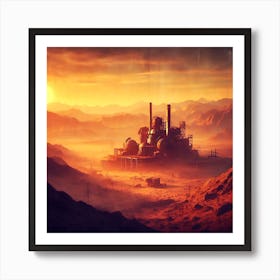 Rusted Sands Art Print