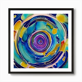 Colorful Swirl Art Print