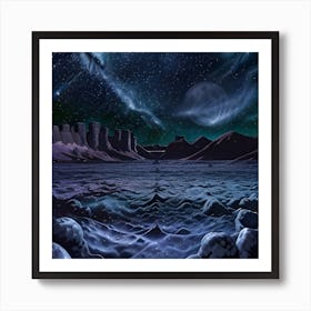 Galaxy In Space Art Print