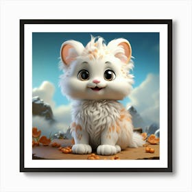 Cute Cat 4 Art Print