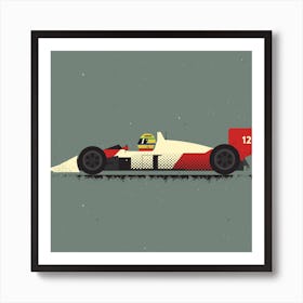 Ayrton Senna 2 Art Print