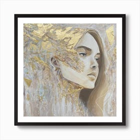 Gold Foil Art Print