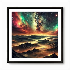 Galaxy In The Sky 14 Art Print