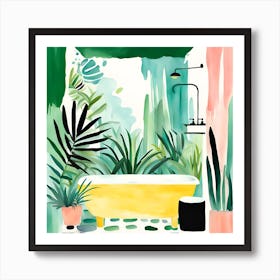 Jungle In My Bathtub 06 Art Print